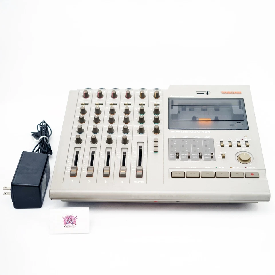 TASCAM Portastudio 424 Cassette 4-Track Multitrack Recorder MTR Tested Japan - Bild 3 von 4