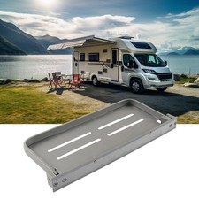 Fold Down Aluminum Wall Shelf For RVs Maximizes Space With Unobtrusive Designing