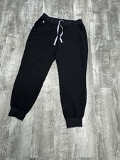 Figs Women  s Black Jogger Scrub Pants Size M/P EUC