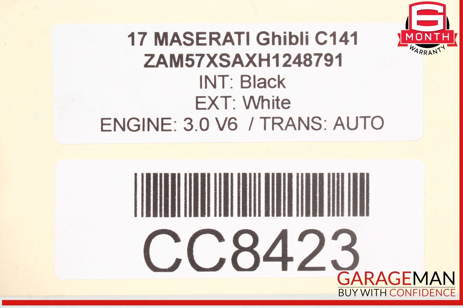 14-17 Maserati Ghibli S Q4 AWD 8G Auto Trans Automatic Transmission Assembly 86k