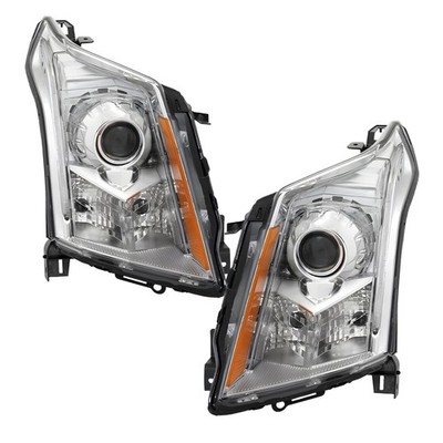 For 2010-2016 Cadillac SRX HID Xenon Headlights w/ AFS Chrome Pair Left+Right