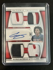 2024-25 Panini National Treasures Rookie Materials Autographs #RMQ-BUB