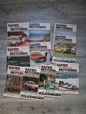 Job lot 10 Vintage Volkswagen Safer Motoring Illustrated Magazines 1970's
