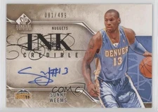 2009-10 SP Signature Edition Inkcredible /499 Sonny Weems #I-SO Auto