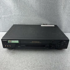 Sony SLV-N71 VCR 4 Head HiFi Stereo VHS Player/Recorder Tested No Remote Vintage