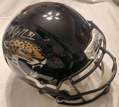 Maurice Jones-Drew Autographed Jaguar Helmet Replica Becket