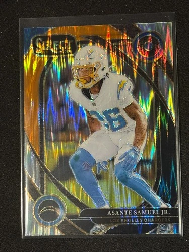 2024 Panini Select Football Black and Orange Shock Asante Samuel Jr. #207