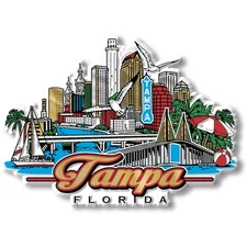 Tampa City Magnet by Classic Magnets