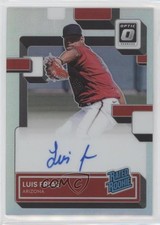 2022 Panini Donruss Optic Rated Rookie Signatures Holo Prizm Luis Frias Auto n0c