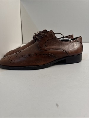 Cuoio Vero Gr 44 Herren Halbschuhe Schnürschuhe Elegant Sehr Gut Nr 02 