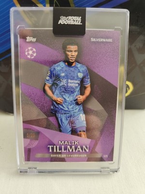 Topps Total Football 25/26 Malik Tillman Silverware /25 Purple Bayer Leverkusen