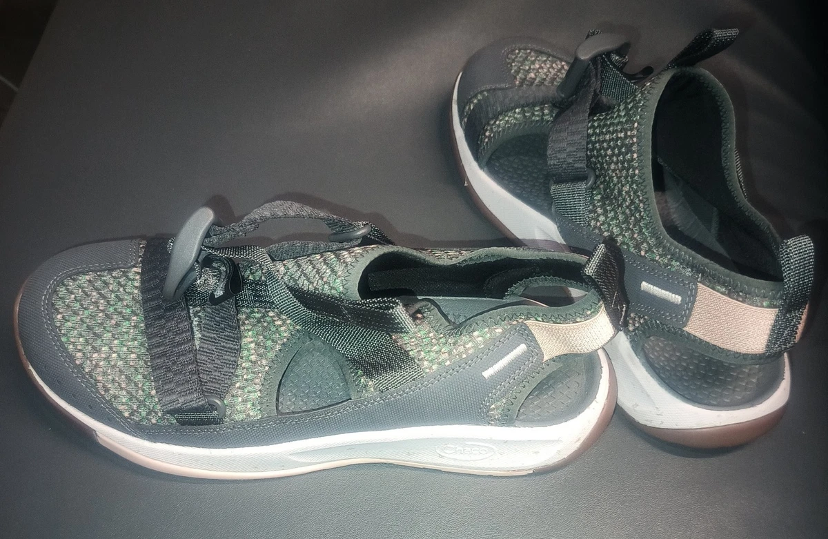 Chaco Chillos Slide Grey Mens Sandals Adjustable Straps Size 11 JCH107595 Chaco Gray Sandals for Men for sale | eBay main image 2