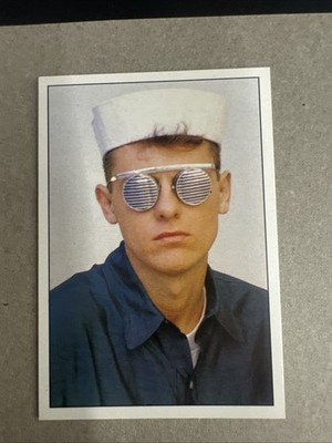 1987 Panini Smash Hits Collection #129 Chris Lowe  Music Card Sticker NM