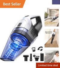 Portable Cordless Vacuum Cleaner - Ideal for Stairs, Carpets & Quick Cleanups