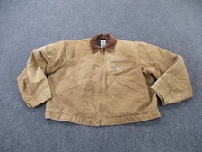 Vintage Carhartt Jacket Mens 52 Detroit Blanket Lined Workwear Heavy Duty J01