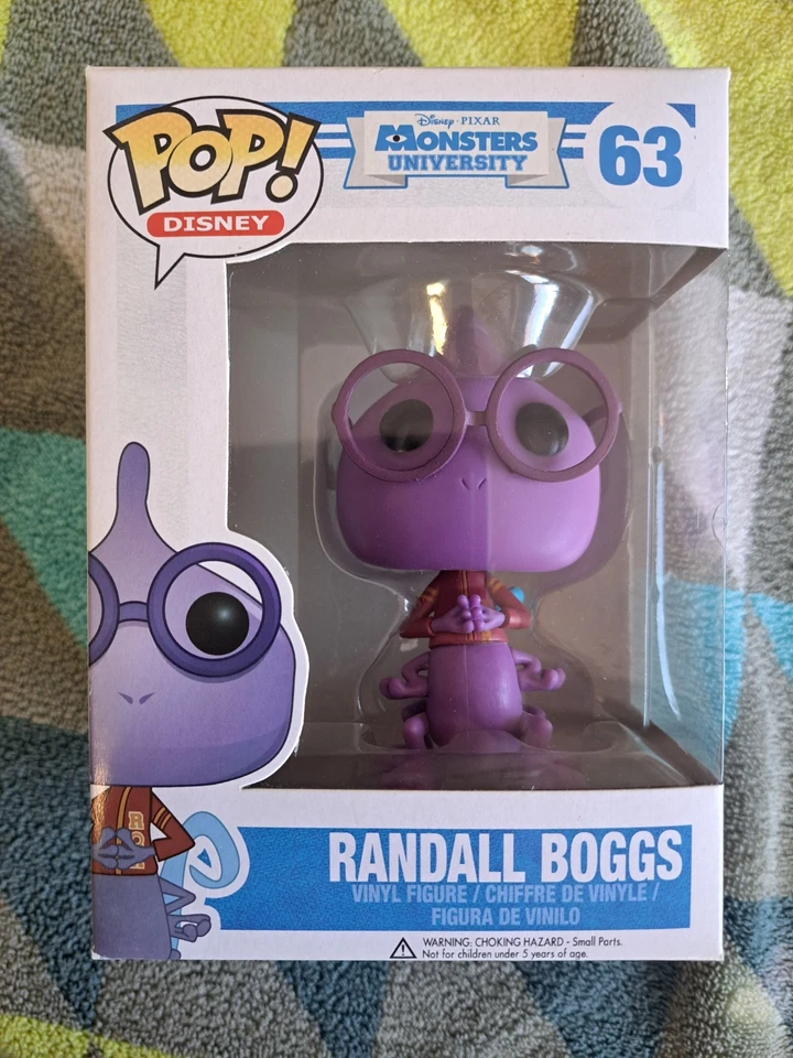 Randall Boggs Pop 63 - Monsters University Funko Pop! 2013 abovedado + protector Foto 2 de 4