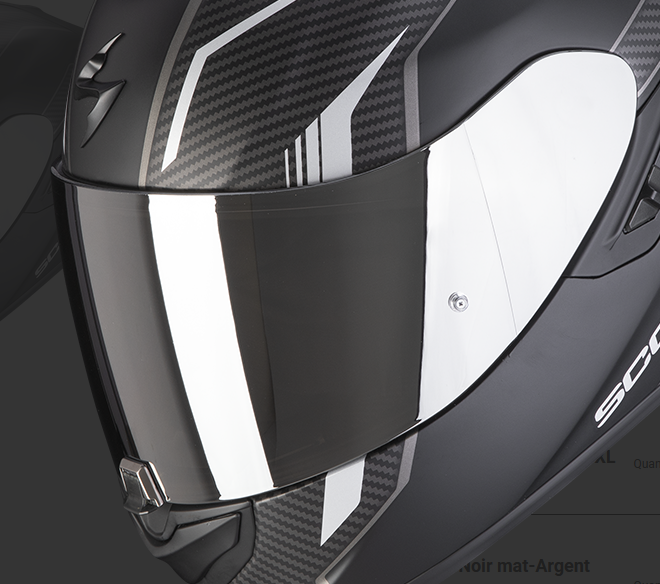 EXO - murary Maxvision Ready Scorpion Exo 391 Mirror Screen Visor Silver
