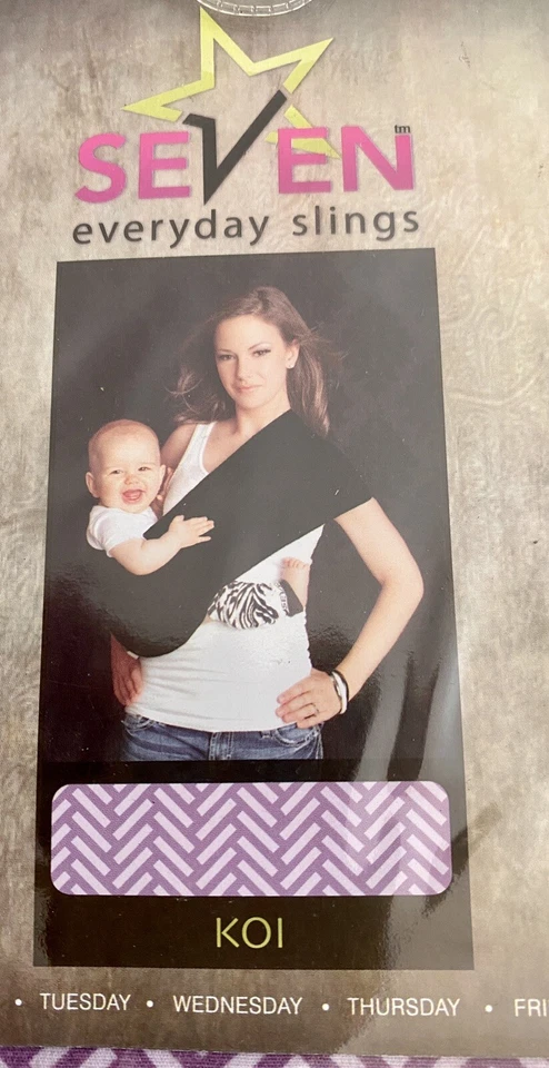 Portabebés Slings Koi NUEVO Seven Everyday Talla 3 Pequeño NUEVO Foto 2 de 4