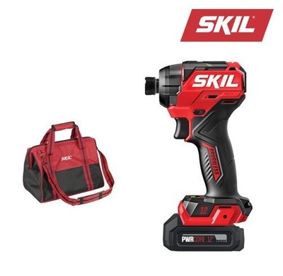 SKIL Elektrowerkzeug Akku Schlagschrauber Set 12 V ID6744SE20 Drehmoment 170 Nm