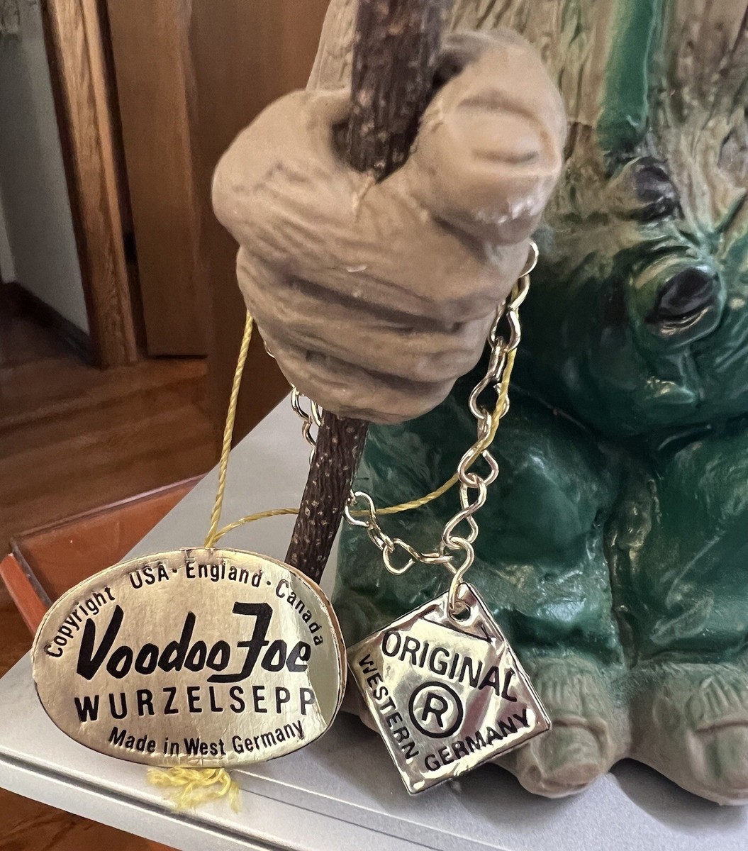 Vintage Voodoo Joe Heico Bobble Head Troll Western Germany