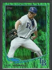 J.P. Howell 2013 Topps #65 Emerald Foil Parallel - Tampa Bay Rays