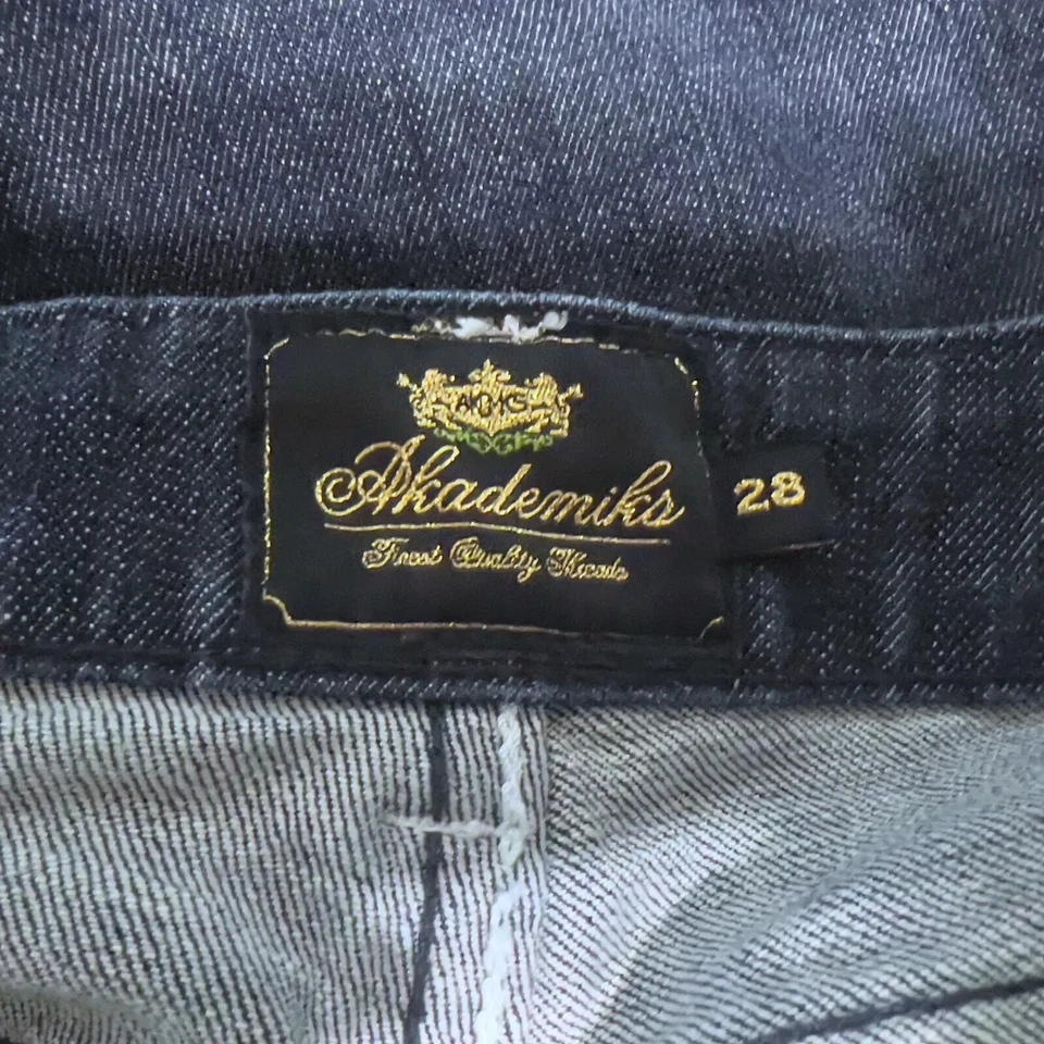 Akademiks Denim Jeans Shorts Women's Size 28 Blue 11/2" Inseam - Image 3 of 4