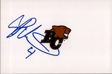 Garry Peters Signed Autographed 4x6 Photo Cfl Football BC Lions