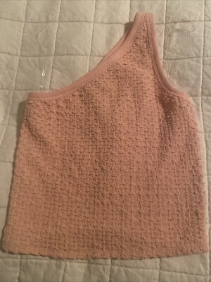 Stitch & Pine Womens One Shoulder Tank Size Medium Ripped | eBay