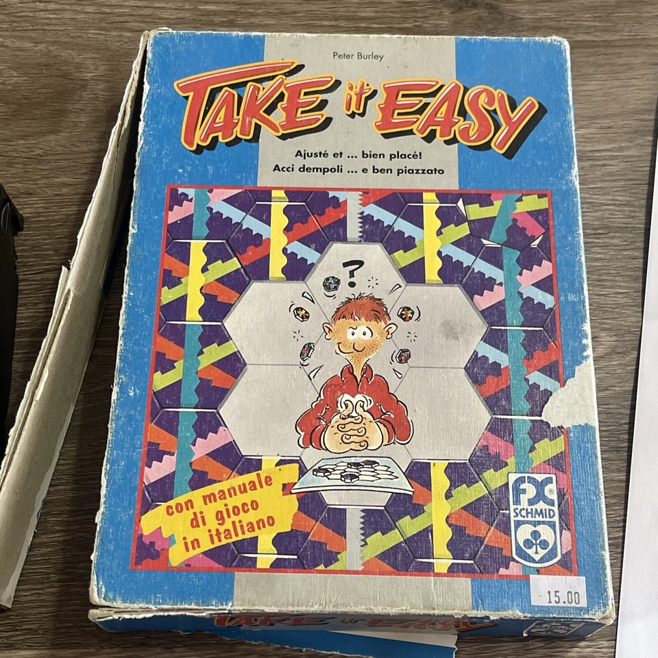 Vintage 1993 1994 Take It Easy Brettspiel FX Schmid Granta Design LESEN - Bild 2 von 4