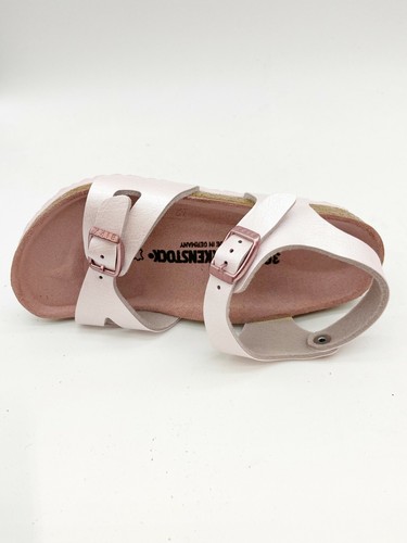 Birkenstock Rio Kids Graceful Rosa Pink Sandals Narrow Fit - Picture 5 of 6