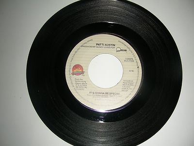 Patti Austin - It's Gonna Be Special / Solero  45  Qwest NM 1981