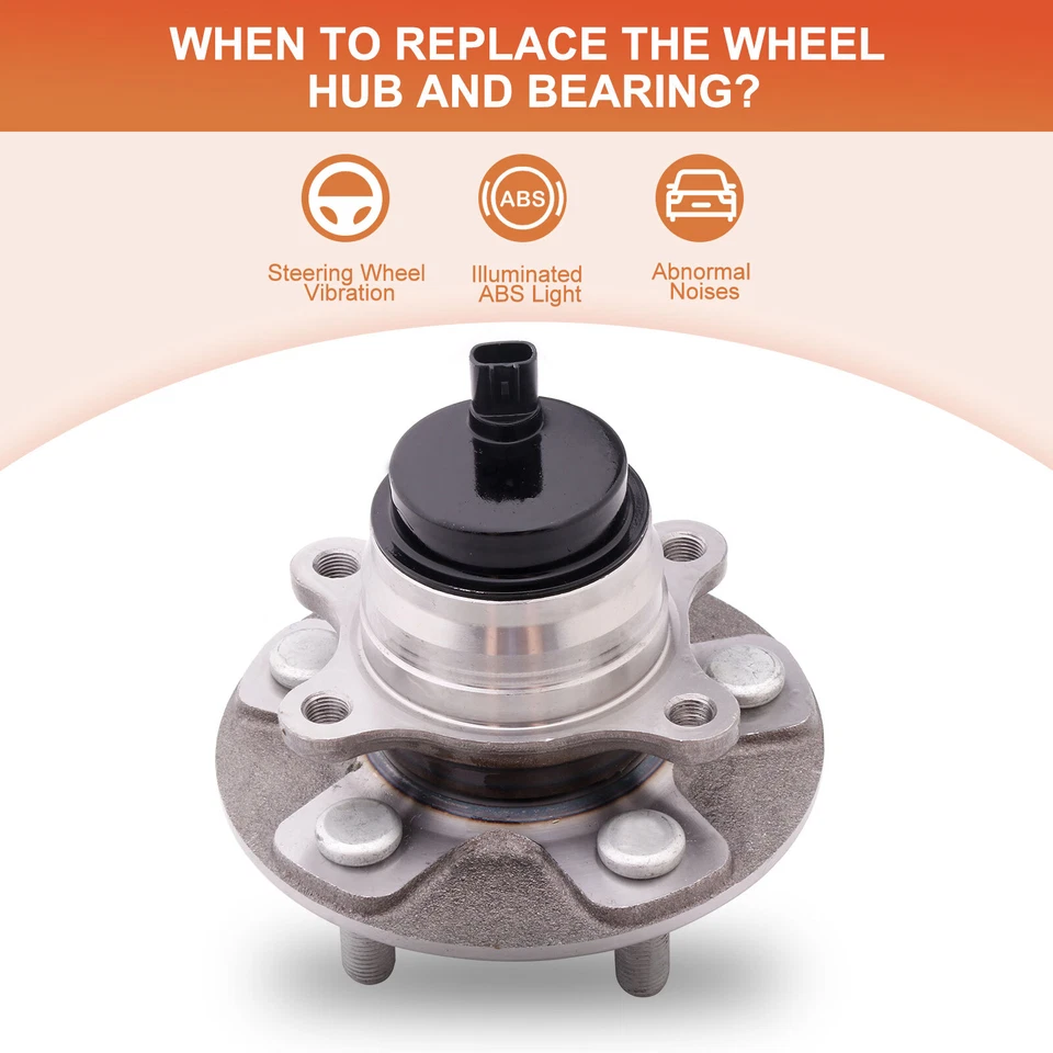 2PCS Front Wheel Hub Bearing Assembly For 2007-2017 Lexus Ls460 with ABS Foto 4 de 4