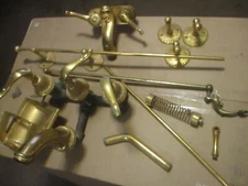 Vintage Phylrich Gold ShowerFaucet w/Gold plated faucet, towel barsSherleWagner?