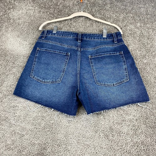 NOBO No Boundaries Cut-Off Shorts Juniors 11 Blue Raw Hem High Rise Distressed - Picture 3 of 8
