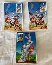 Looney Tunes Stamps Bugs Bunny, Roadrunner  WIle E Coyote Sheets