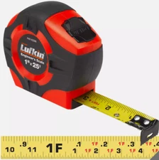 Lufkin PHV1425 Hi-Viz Orange 1" x 25' Power Tape Measure