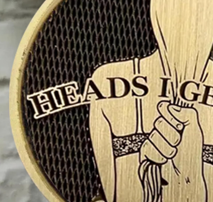Funny Heads and Tails Coins,Heads I Get Tail -Tails I Get Head Double ...