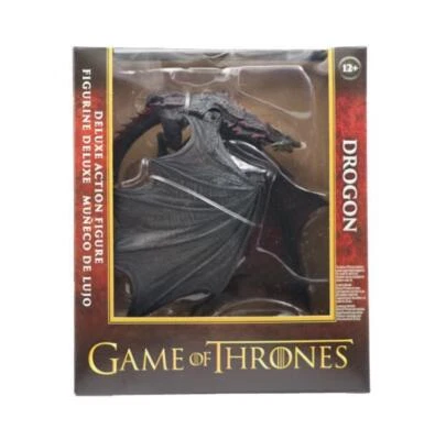 Figura de acción Mcfarlane Juego de Tronos HBO Drogon Black Dragon Deluxe nueva