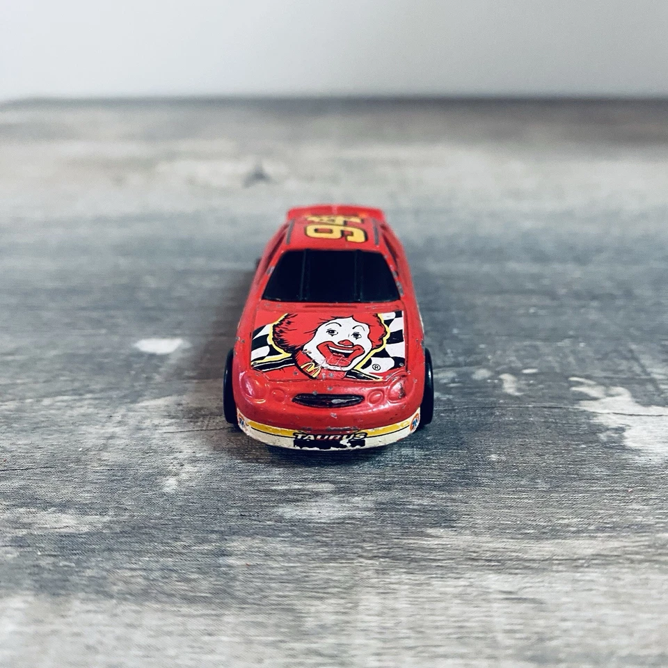 McDonalds Hot Wheels #94 1998 coche de carreras rojo Mac Tonight Ronald Happy Meal Foto 2 de 4