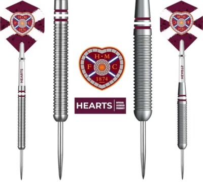Offiziell lizenzierte Hearts Of Midlothian Football Club Darts/Flights Optionen