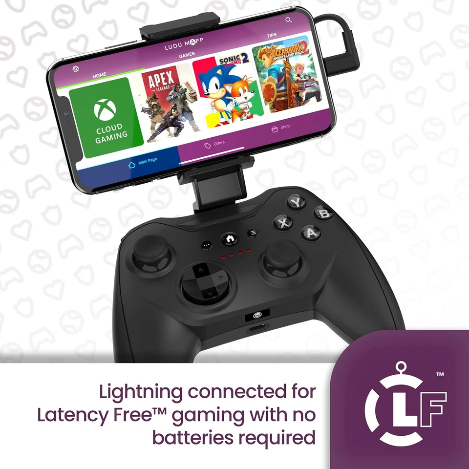 Gaming Controller für iPhone iPad iOS MFi Certified Gamepad Joystick Rotor RIOT - Bild 4 von 4