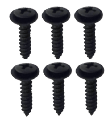 Juego De Tornillos Para Parasoles De Firebird Y Camaro 1993-2002 | MCI HWR-101, Acero Negro