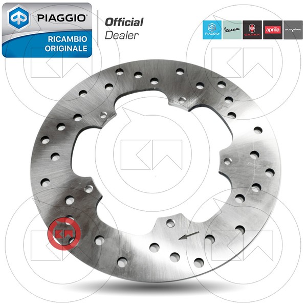 Originaler Bremsscheibe Hinten Piaggio MP3 Yourban Erl / Lt 125 300 2011 2012-image