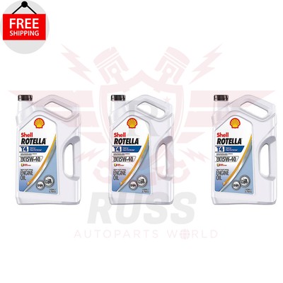 T4 15W-40 Heavy-Duty Diesel Engine Oil Pack of 3 1 Gallon 