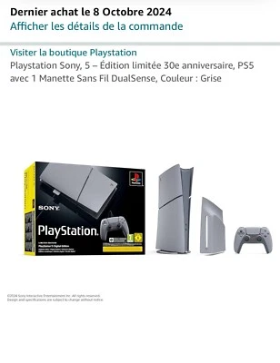 SONY PS5 Slim digitale 30th Anniversary Edition Limitée Pre-sale - Photo 1/3