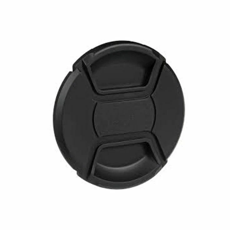 10x 52mm Universal Center Pinch Snap On Lens Cap Front Dust Cover for Cameras - Image 2 of 3