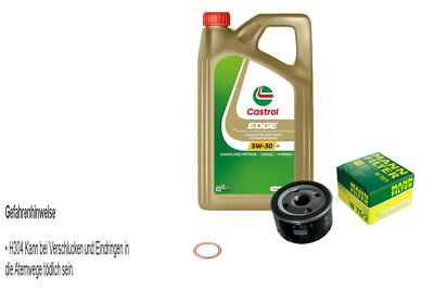 MANN-FILTER Ölfilter 5L CASTROL EDGE 5W-30 M für Nissan Qashqai +2 I 1.5 dCi