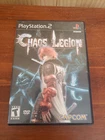 Chaos Legion Video game Playstation 2 Sony CIB Tested Capcom