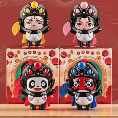 Chinese Face Changing Dolls Sichuan Opera Panda's Face Changes Toy Crafts  Gifts