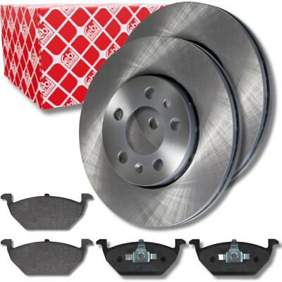 FEBI 14404 Bremsscheibe Ø256 + Bremsbeläge VORNE für SKODA SEAT VW AUDI